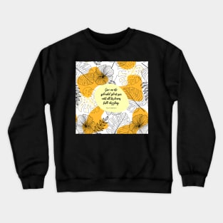 The splendid, silent sun - Walt Whitman Crewneck Sweatshirt